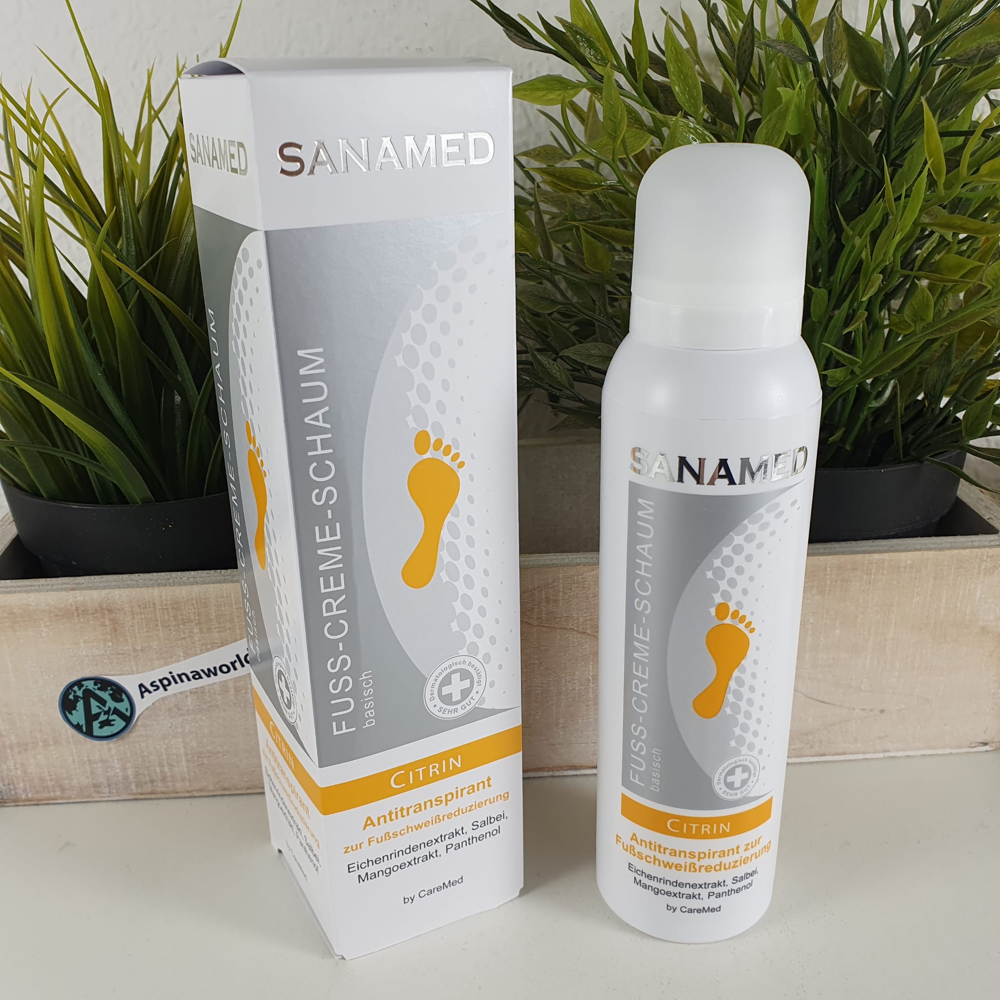Fusscreme Citrin zur Fußschweißreduzierung 150 ml