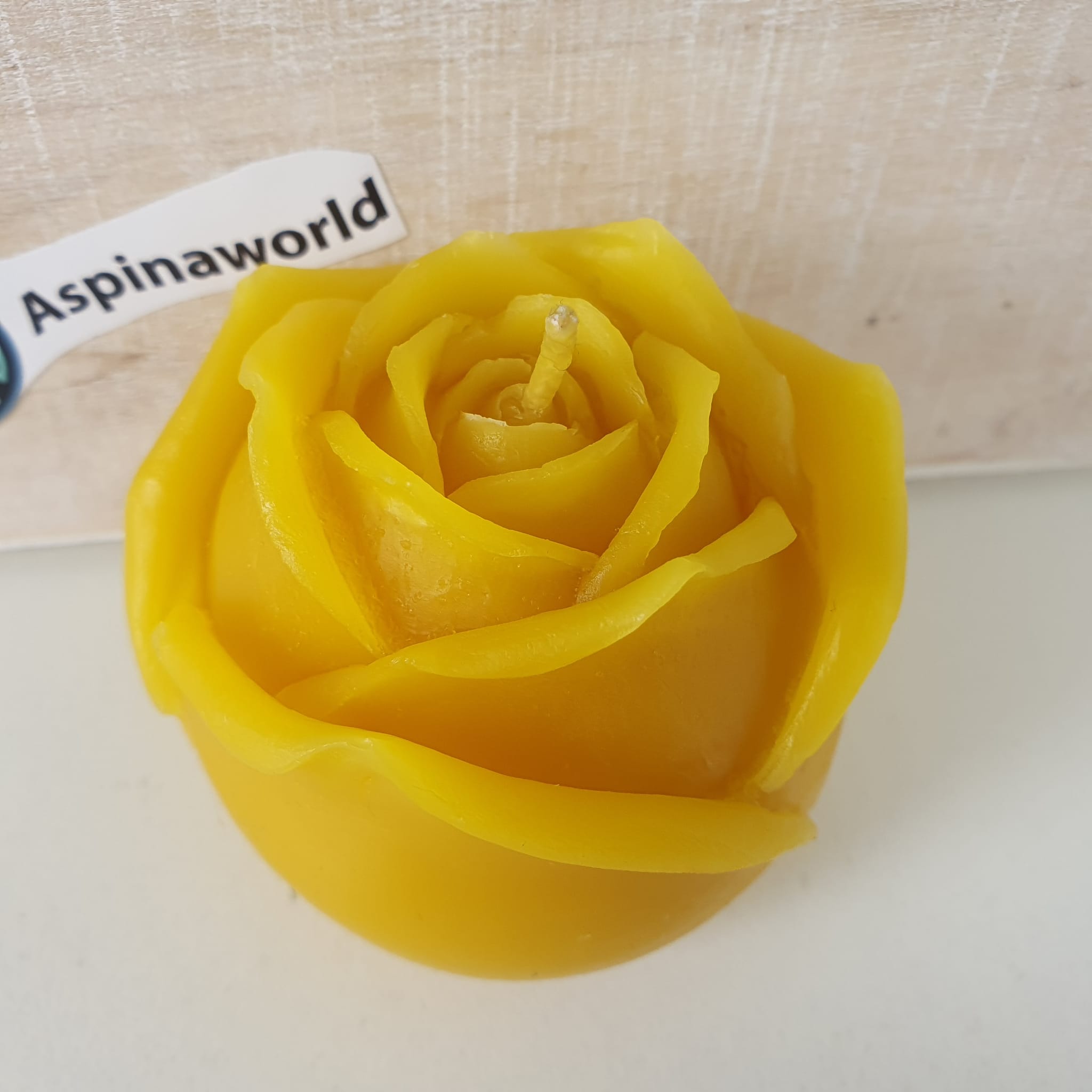 Bienenwachskerze Rosen Kerze 6 cm
