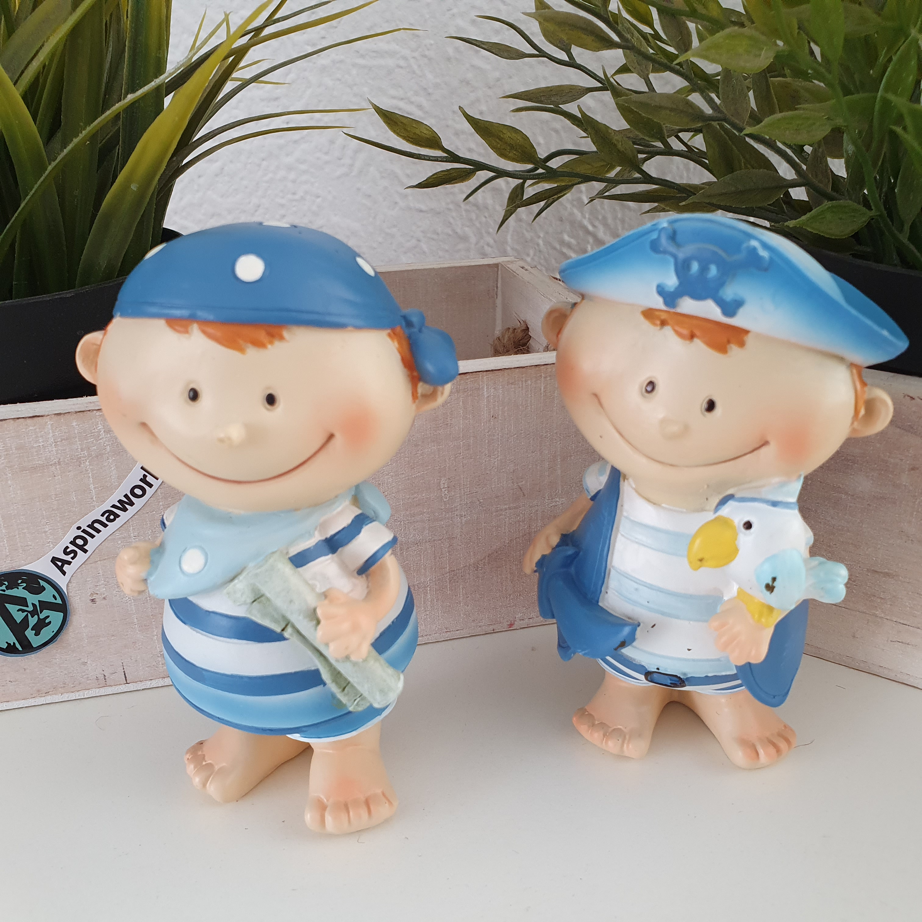 Maritime Deko Piratenkinder 12 cm