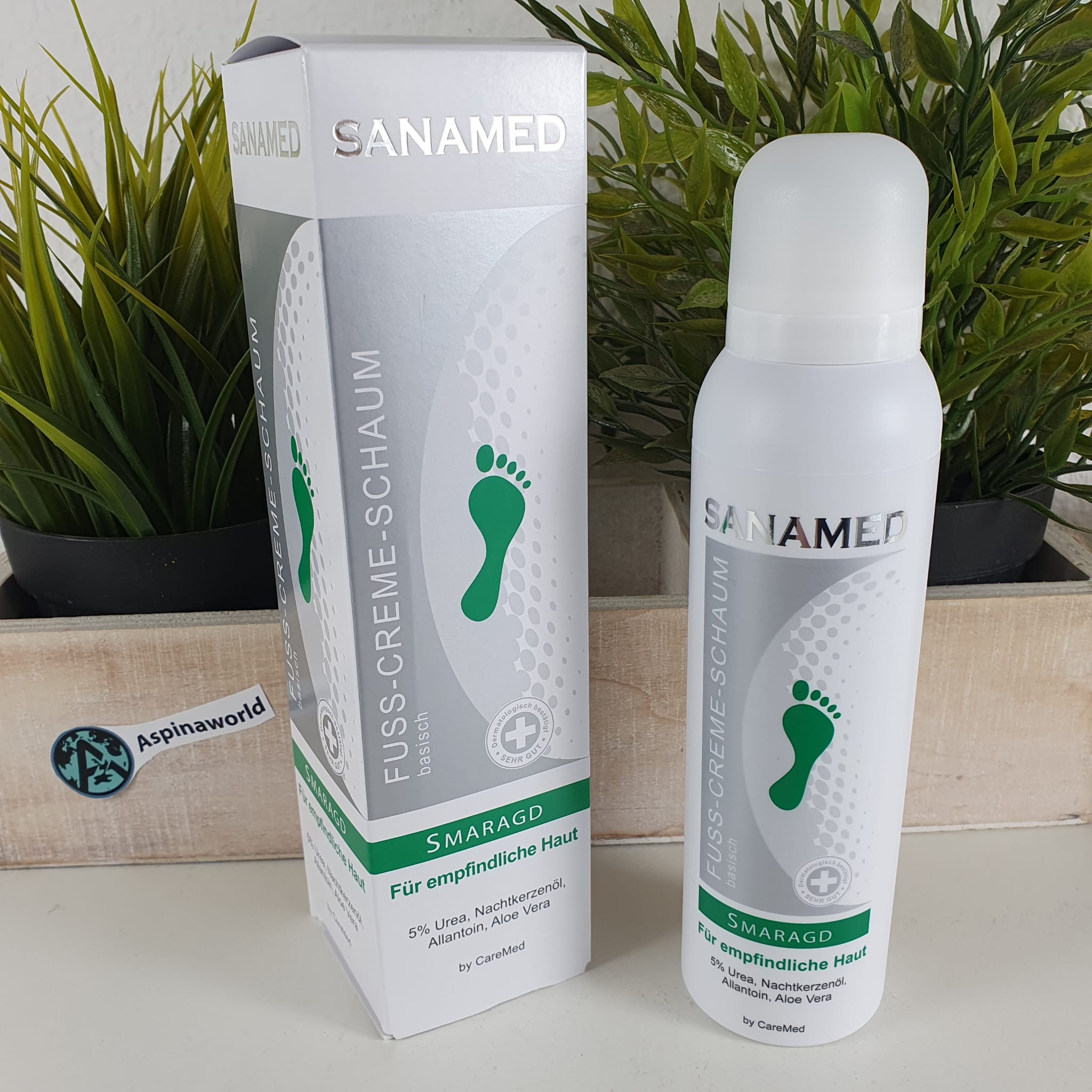 Fusscreme Smaragd stärkt die trockene Haut 150 ml