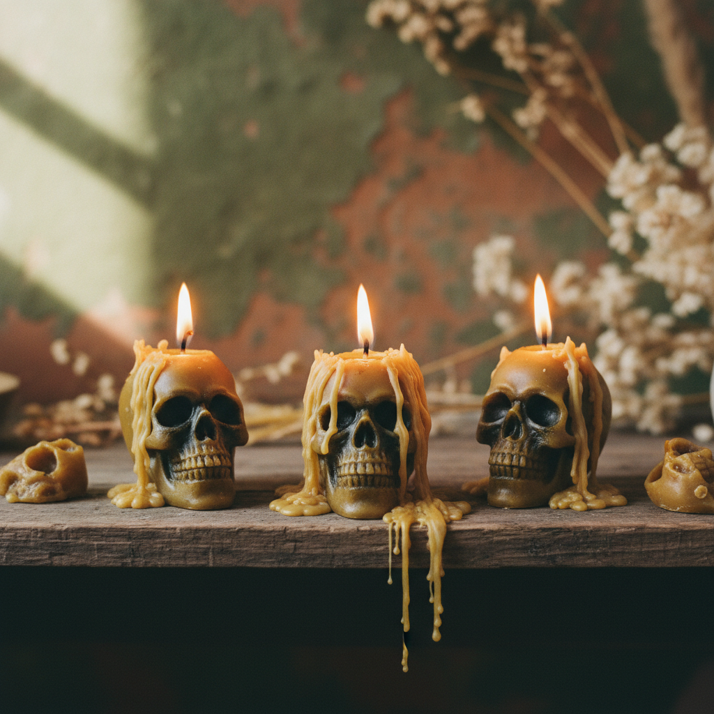 Totenkopf Kerzen
