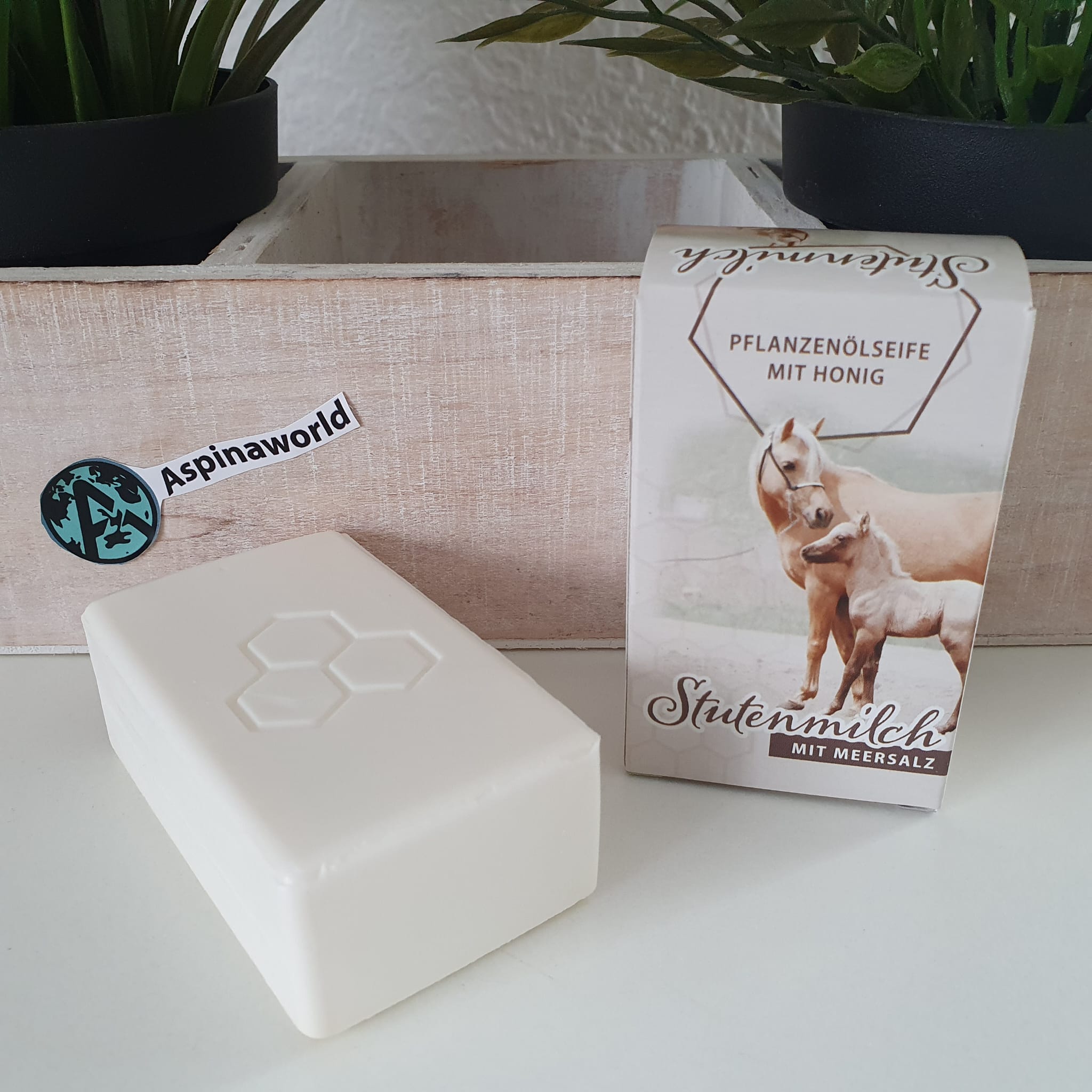 Stutenmilch Honigseife mit Meersalz 100 g empfindliche Haut