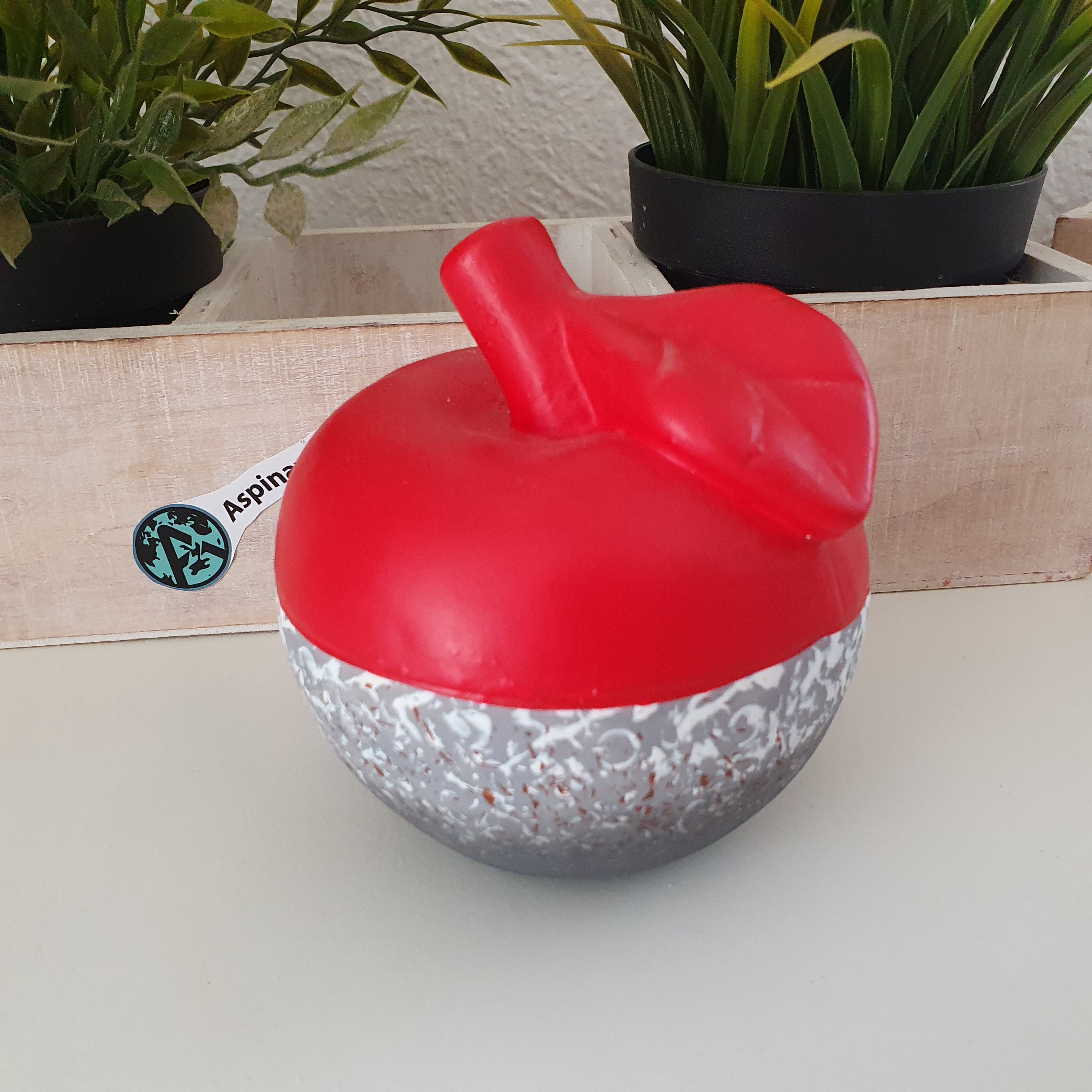 Deko Apfel Figur rot 10 cm