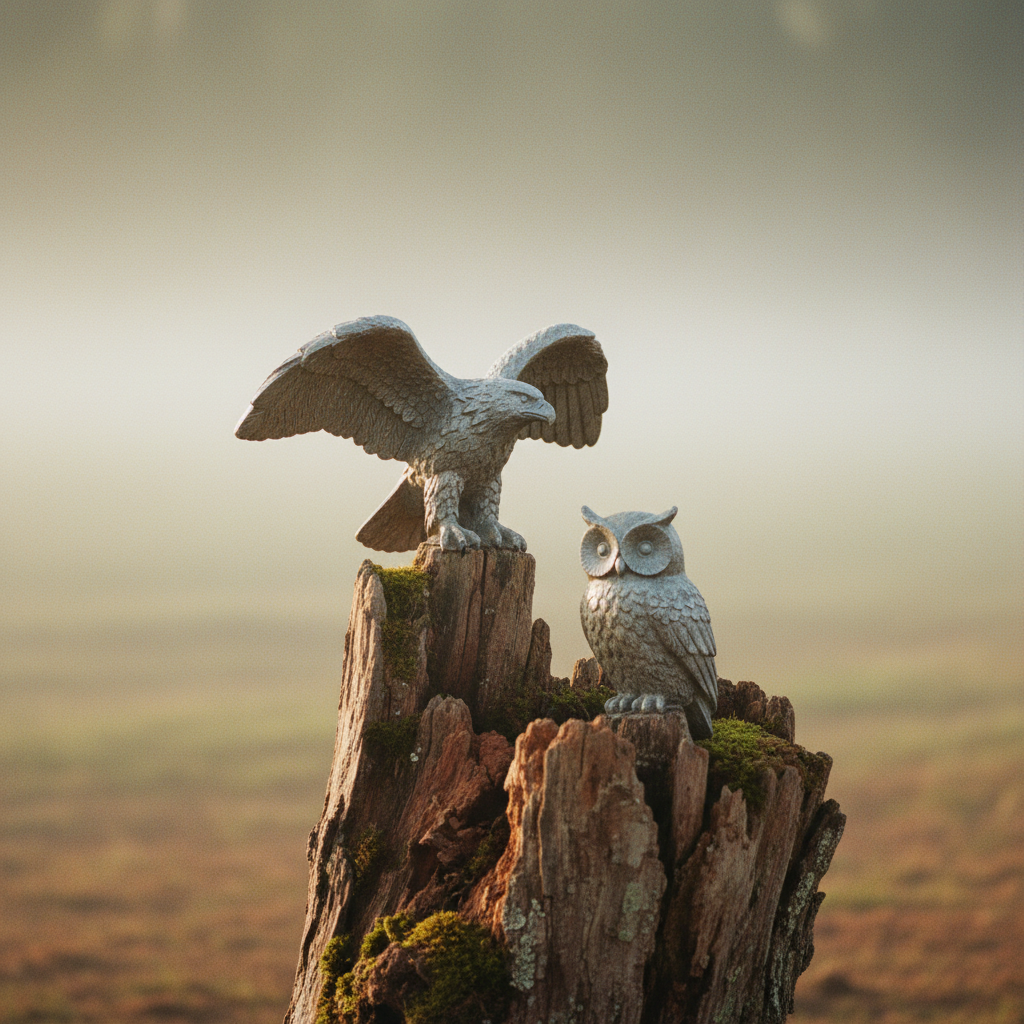Eulen und Adler