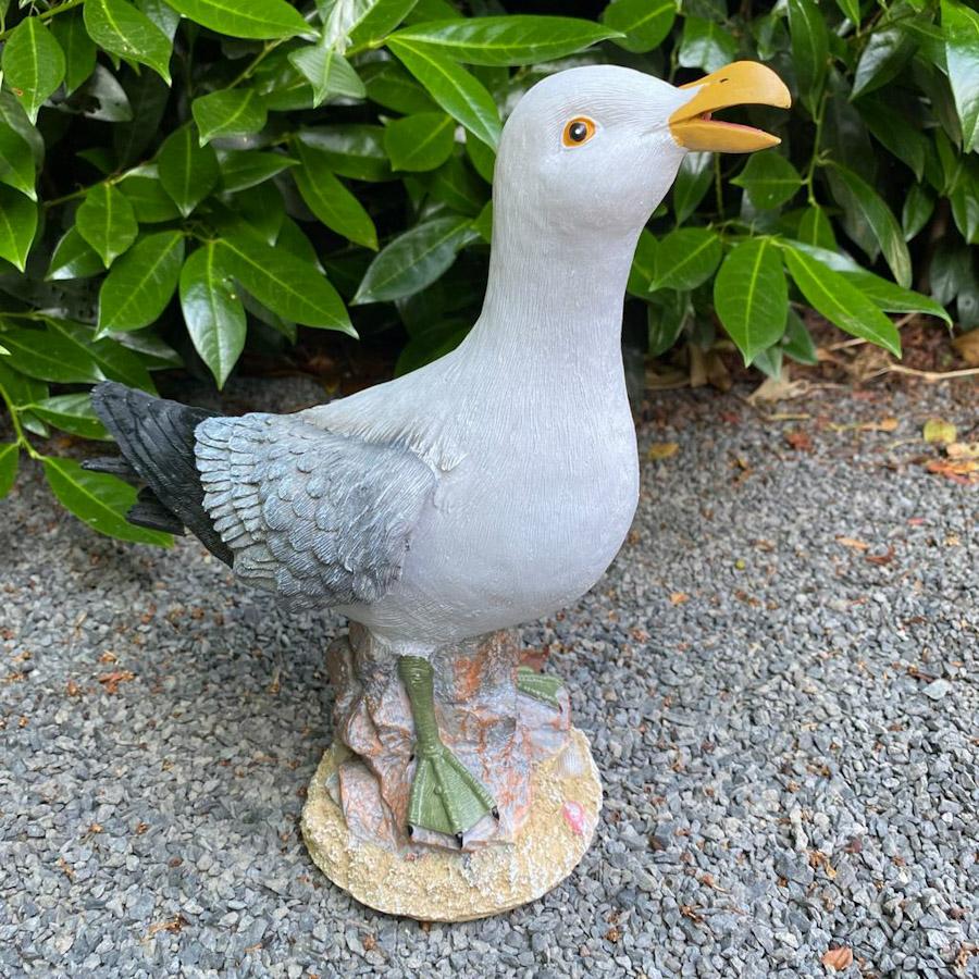 Gartenfigur Möwe Figur 28 cm