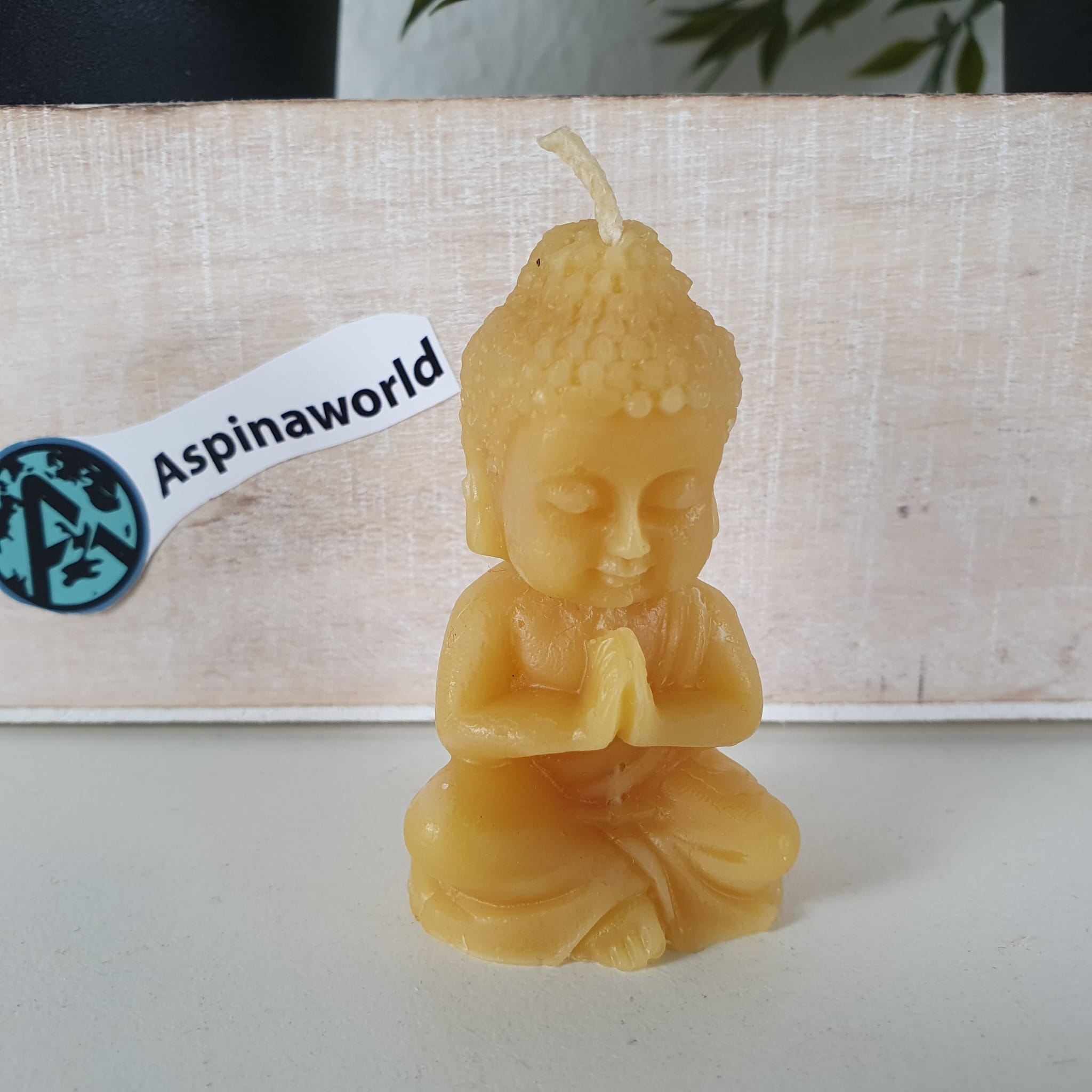 Bienenwachskerze Asien Buddha Kerze 6 cm