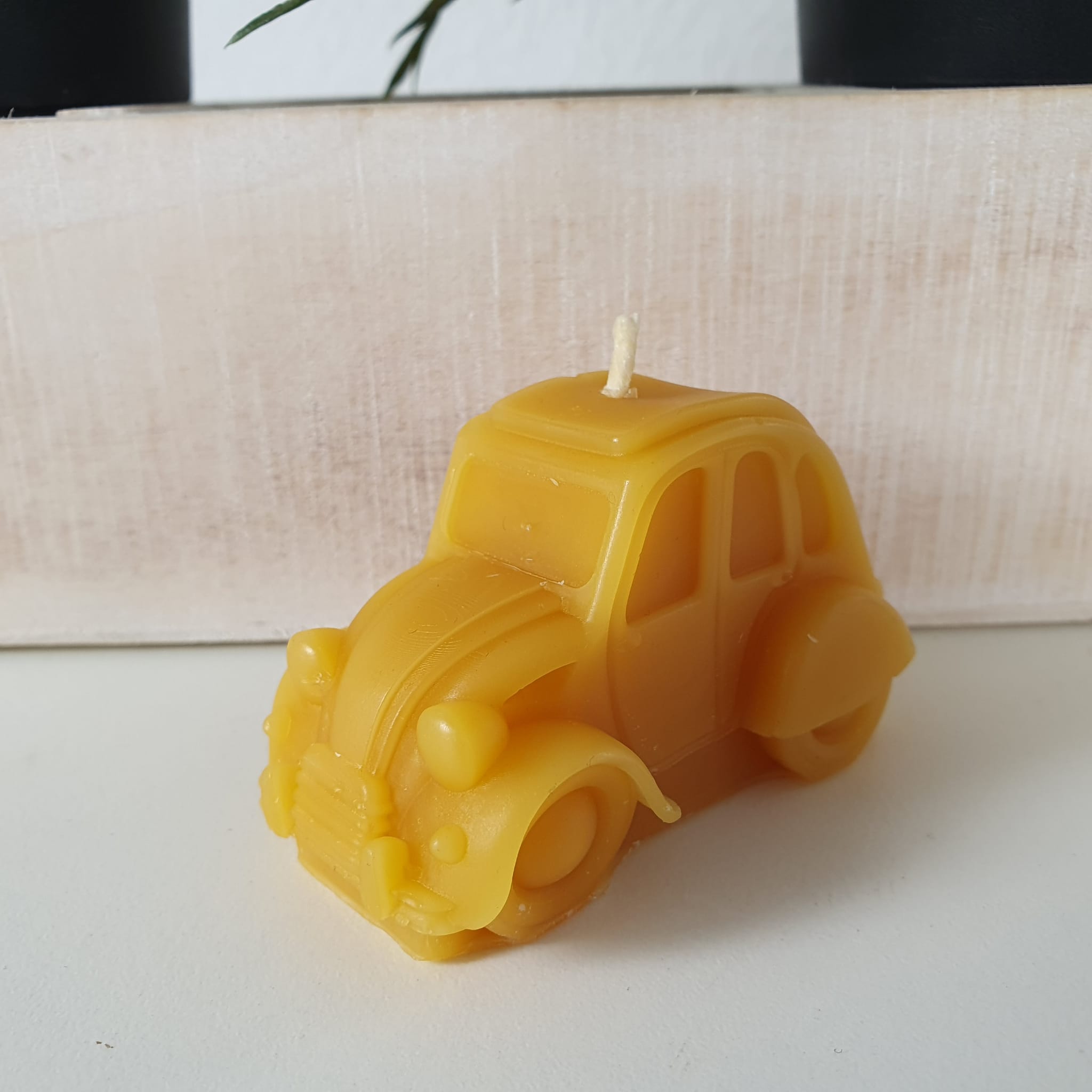 Bienenwachskerze Auto Kerze "Ente" 4 cm