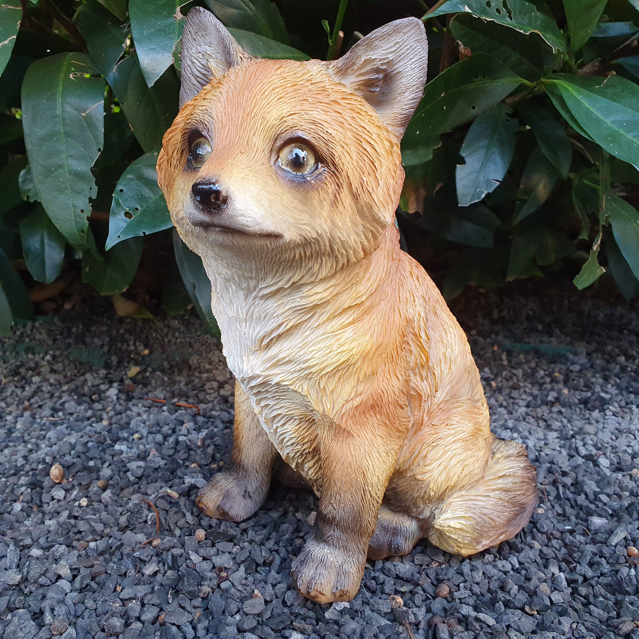 Gartenfigur Fuchs Figur sitzt 20 cm