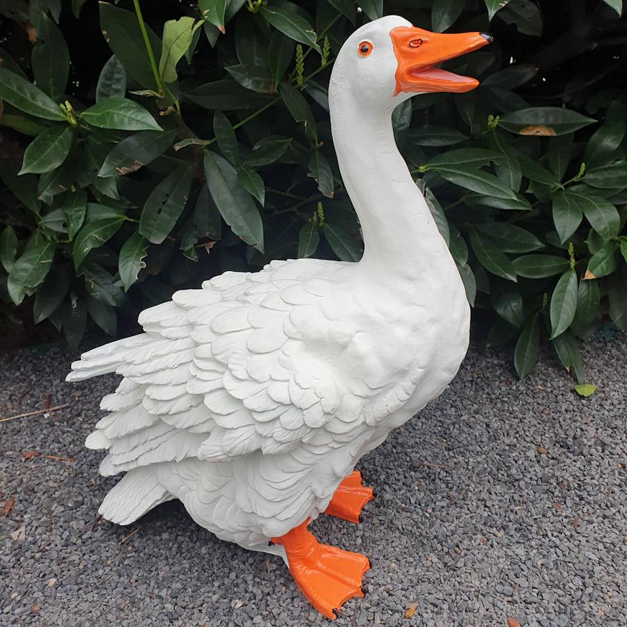 Gartenfigur Gans Figur 45 cm